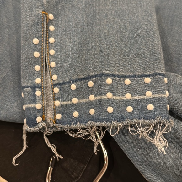 Nygard Women’s Denim Jeans with Pearl trim - Picture 4 of 7